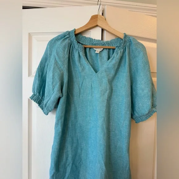 Garnet hill Amelia Linen Dress - Picture 6 of 8